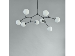 Drop Chandelier Bulp Grey Mini - żyrandol