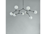 Drop Chandelier Bulp Grey Mini - żyrandol