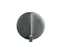 Guggenheim Vase Big Dark Grey - wazon