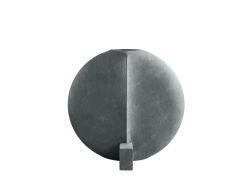 Guggenheim Vase Big Dark Grey - wazon