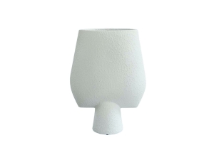 Sphere Vase Square Big Bubble White - wazon
