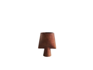 Sphere Vase Square Mini Terracotta - wazon