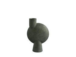 Sphere Vase Bubl Big Dark Grey - wazon