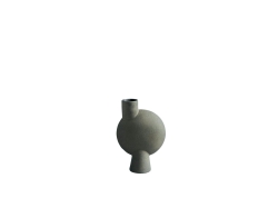 Sphere Vase Bubl Medio Dark Grey - wazon