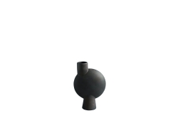 Sphere Vase Bubl Medio Coffee - wazon