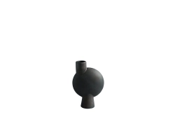 Sphere Vase Bubl Medio Coffee - wazon
