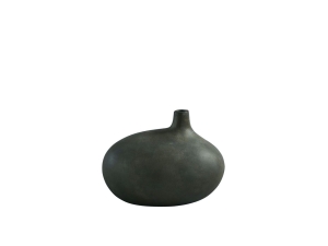 Submarine Vase Small Dark Grey - wazon