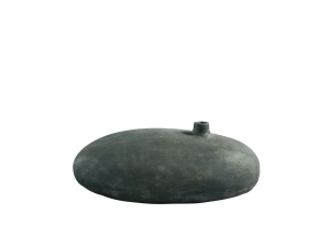 Submarine Vase Fat Dark Grey - wazon