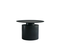 Pillar Table Low Burned Black - stolik
