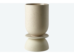 Hour flowerpot large Sand - doniczka