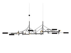 Tinkering 140 Black - lampa wisząca