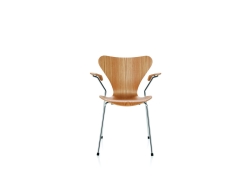Series 7 (3207 Lacquered Veneer) - krzesło z podłokietnikami