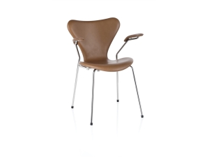 Series 7 (3207 Upholstered Leather) - krzesło z podłokietnikami