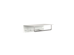 Wardrobe Shelf - 4 hooks - półka, wieszak