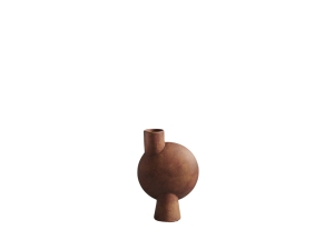 Sphere Vase Bubl Medio Terracotta - wazon