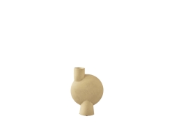 Sphere Vase Bubl Medio Sand - wazon