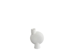 Sphere Vase Bubl Medio White - wazon