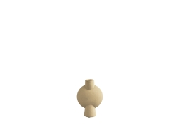 Sphere Vase Bubl Mini Sand - wazon