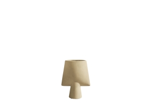 Sphere Vase Square Mini Sand - wazon