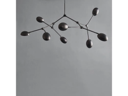 Drop Chandelier Burned Black -  żyrandol