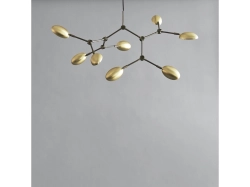 Drop Chandelier Brass Mini -  żyrandol