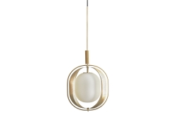 Pearl Pendant - Brass - lampa wisząca