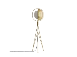 Pearl Floorlamp - Brass - lampa podłogowa