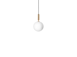 Miira 1 Large Brass/Opal - lampa wisząca