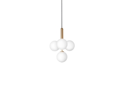 Miira 4 Brass/Opal - lampa wisząca