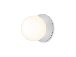 Liila 1 Large - Light Silver/Opal White - kinkiet