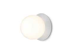 Liila 1 Large - Light Silver/Opal White - kinkiet