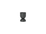 Hourglass Pot - Black - donice