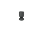 Hourglass Pot - Black - donice