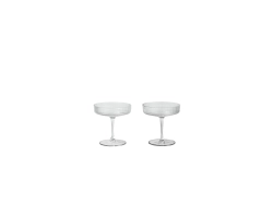 Ripple Clear - kieliszki do szampana, set 2 szt.