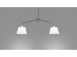 Tolomeo Sospensione Due Bracci Bascualnte - lampa wisząca
