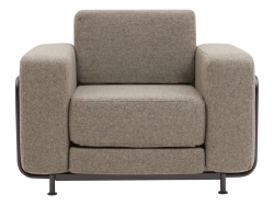 Silver Chair/Single Bed - fotel