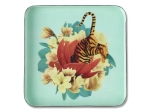 Square Trinket Tray Tiger Flower - taca