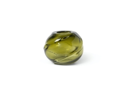Water Swirl Vase - Moss Green - wazon