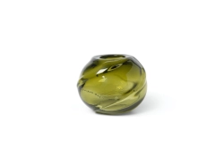Water Swirl Vase - Moss Green - wazon