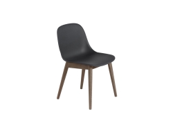 PROMOCJA! Fiber Side Chair Black - krzesło