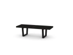 Nelson Bench - Black ash - ławka