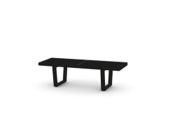 Nelson Bench - Black ash - ławka