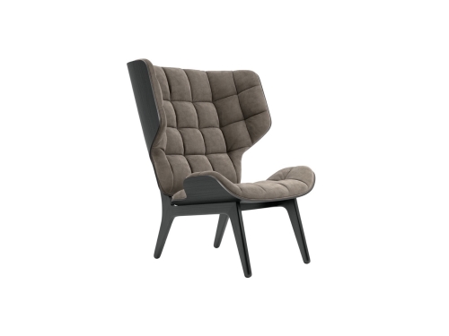 Mammoth Chair Black Velvet Taupe.jpg