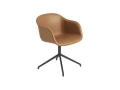 Fiber-armchair-swivel-cognac-Refine-front-45-angle-Muuto.jpg