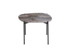La Terra Occasional Table Melange Travertine - Medium - stolik