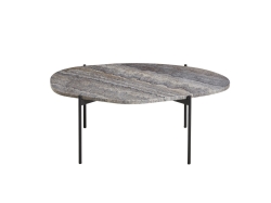 La Terra Occasional Table Melange Travertine - Large - stolik