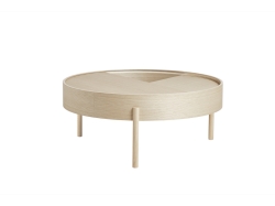 Arc Coffee Table 89 - White Pigmented Ash - stolik
