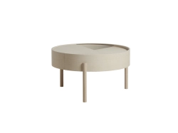 Arc Coffee Table 66 - White Pigmented Ash - stolik