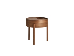 Arc Side Table 42 - Walnut - stolik