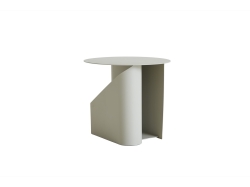 Sentrum Side Table - Warm Grey - stolik